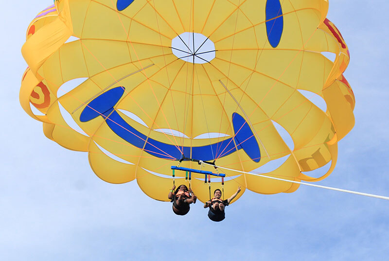 Cancun Parasail open schedule ticket (no transportation)