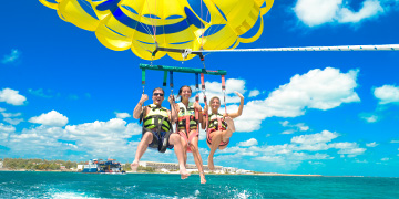 Skyrider parasailing Cancun