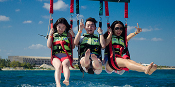 Skyrider parasailing Cancun