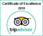 trip advisor certificado de excelencia 2018 parasail cancun